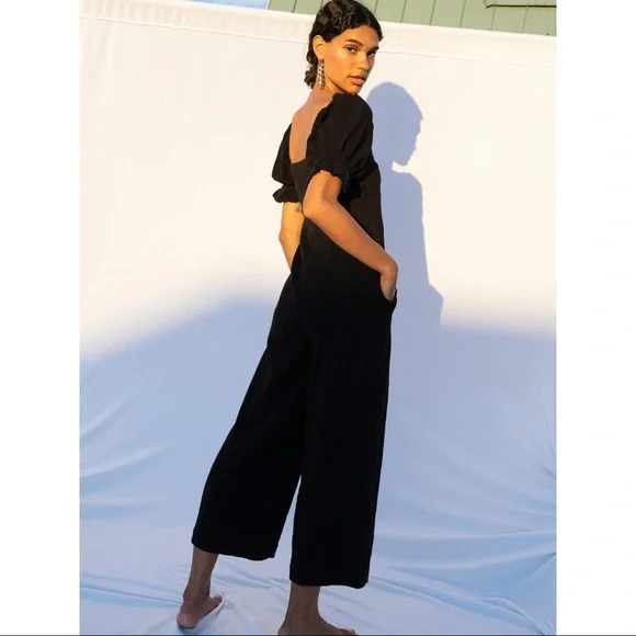 Free people black jumpsuit - Picture 3 of 11